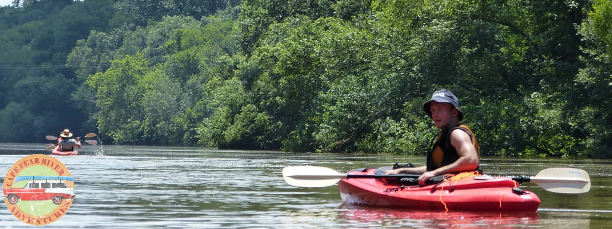 Kayak rental at Jordan Lake in Raleigh, NC