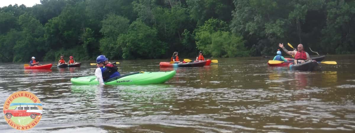 Guided river trips on Cape Fear River in Lillington, NC