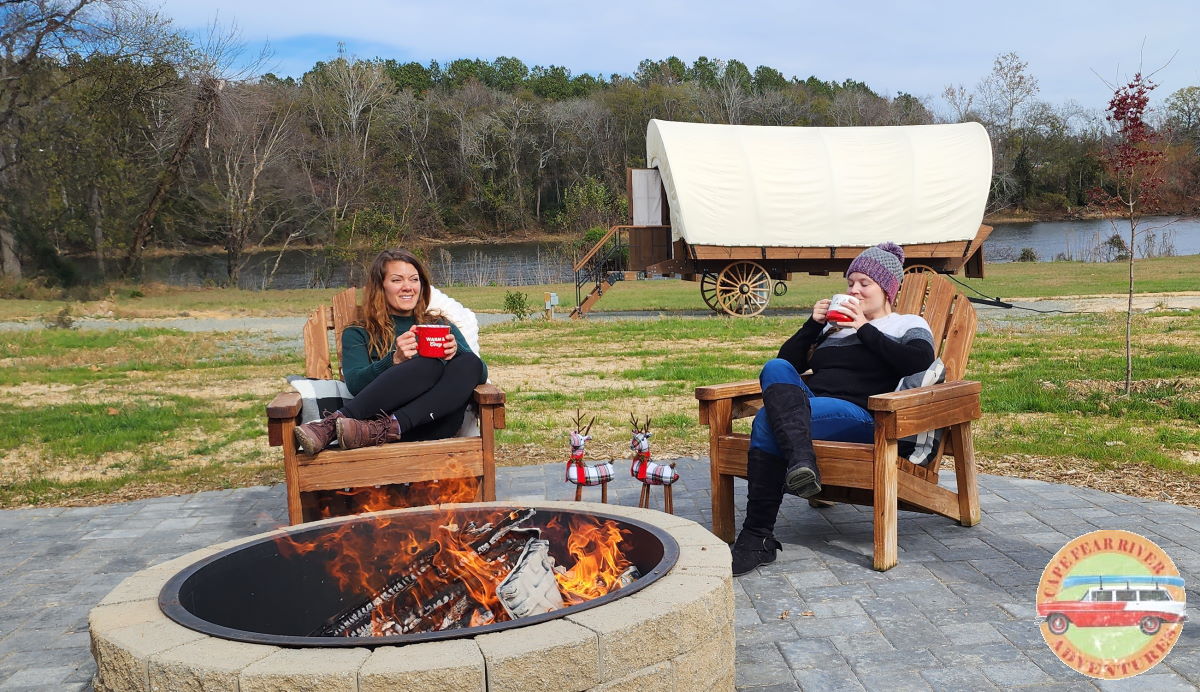 Glamping on Cape Fear River in Lillington, NC