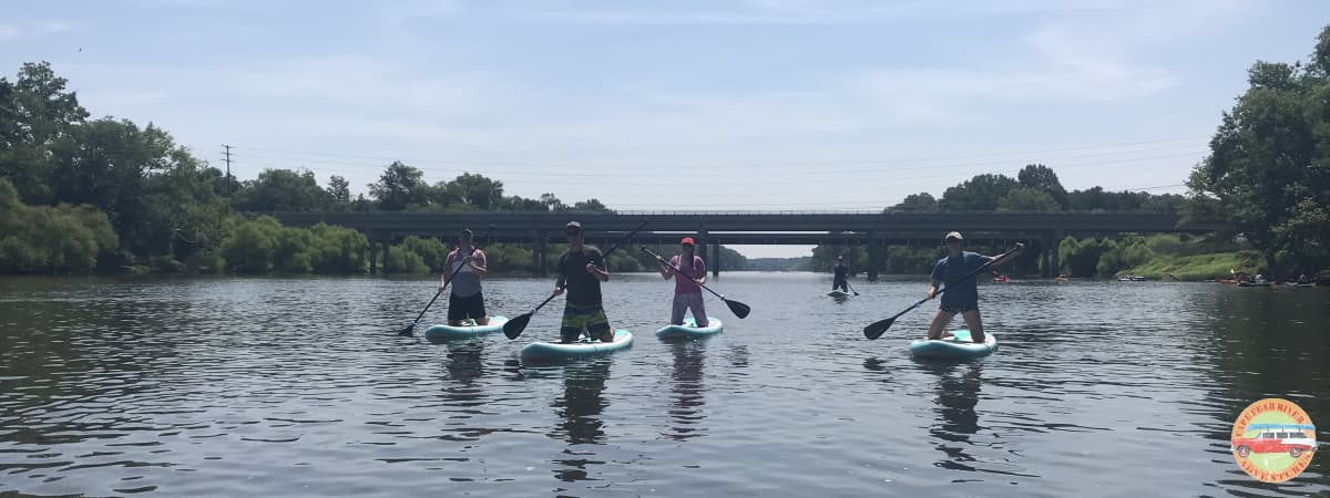 Paddle Board Fitness on Cape Fear River in Lillington, NC